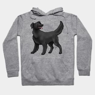 Dog - Flat-Coated Retriever - Black Hoodie